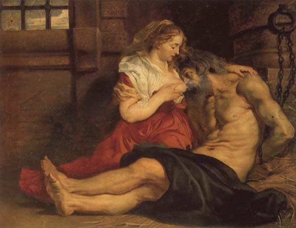 Peter Paul Rubens A Roman Woman's Love for Her Father china oil painting image